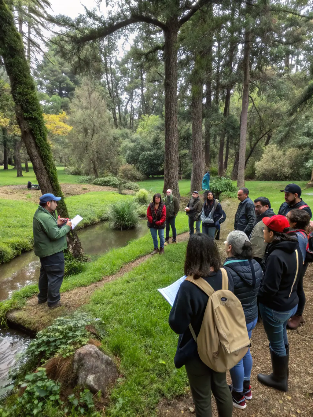 A photograph featuring participants in an educational workshop organized by ASSOCIATION COMMUNALE DE CHASSE AGREEE DE LA CHAPELLE D ALAGNON, learning about responsible hunting practices and wildlife conservation techniques.